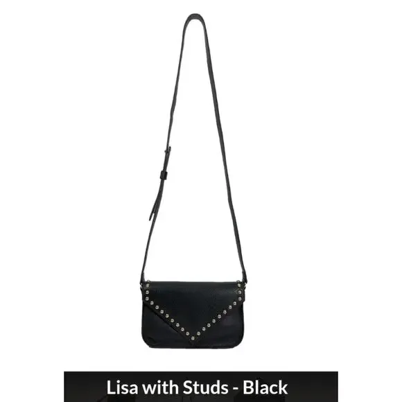 btb Los Angeles Lisa Studded Black Crossbody - Picture 3 of 16